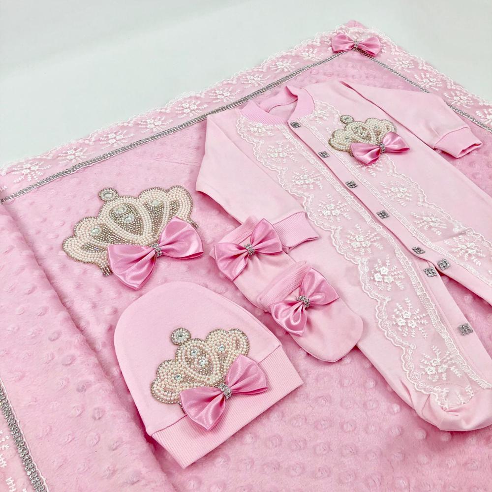 Baby Products Sale - Dollbling Newborn Baby Outfits 5pcs Cotton