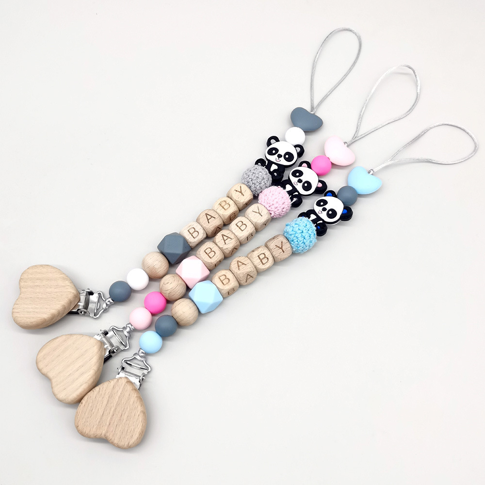 Wooden Personalized Baby Pacif - Baby Products Name 评论和价格