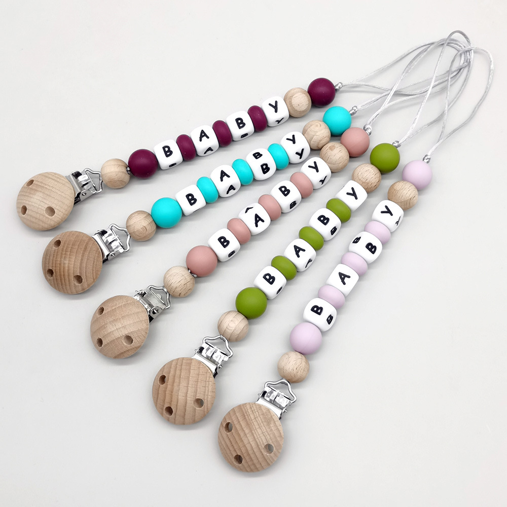 Custom Name Pacifier Clips Cha - Baby Products Name 评论和价格