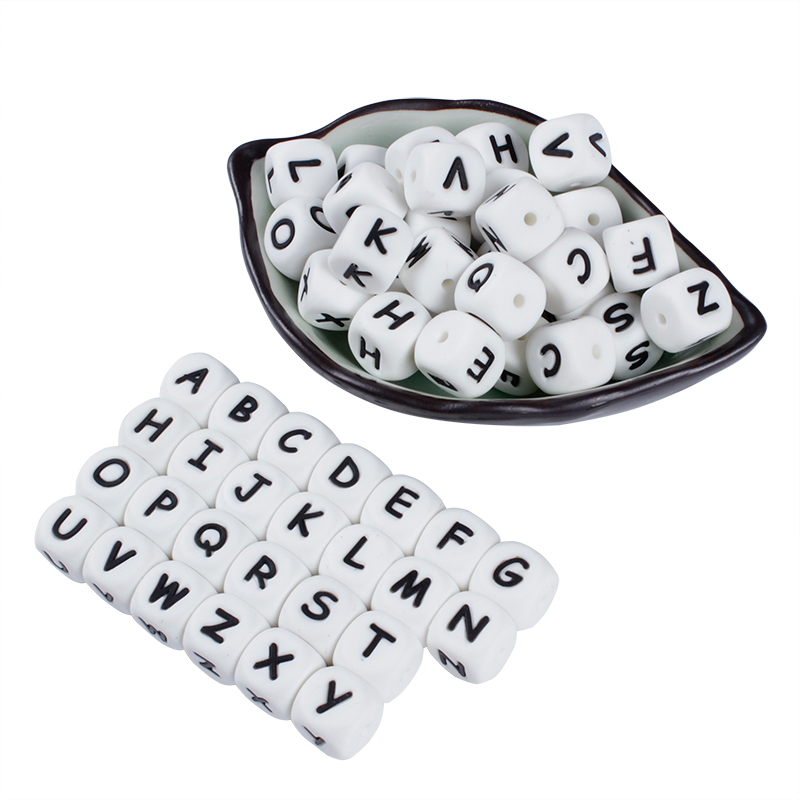 12mm 50Pcs Silicone Letters Be - Baby Products Name 评论和价格