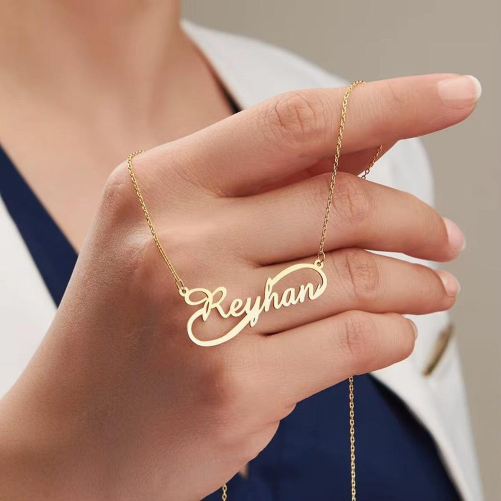 Custom Infinity Name Necklace  - Baby Products Name 评论和价格