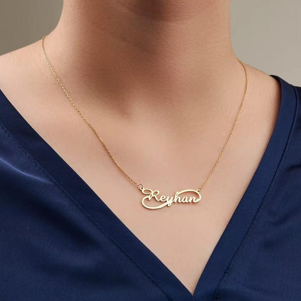 Custom Infinity Name Necklace  - Baby Products Name 评论和价格