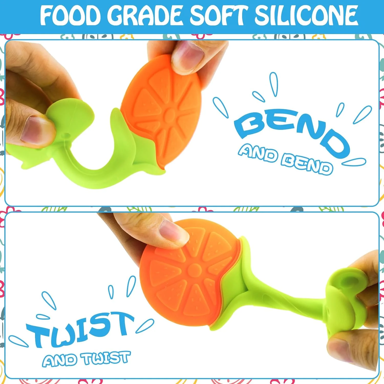 Teething Baby Toy Silicone Tee - Baby Products Sale 评论和价格